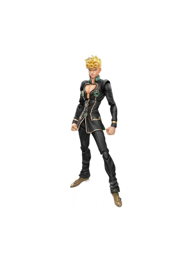 Super Action Statue JoJo's Bizarre Adventure Part 5 Golden Wind: Giorno Giovanna Ver. Black