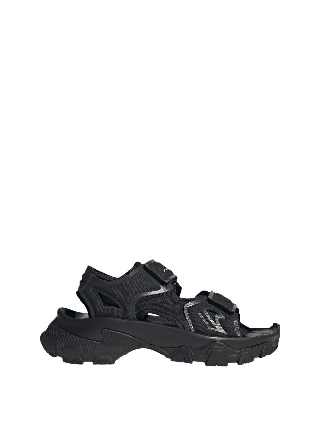 Adidas Asmc Hika Sandal Canvas Black Outdoor Sandals For Women 4