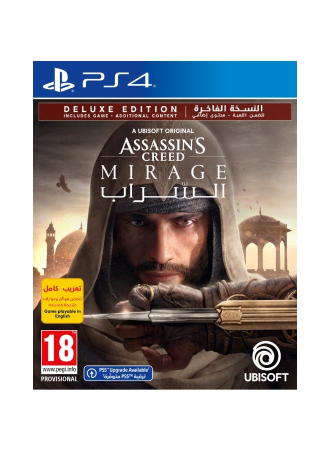 PS4 Assassins Creed Mirage Deluxe Edition