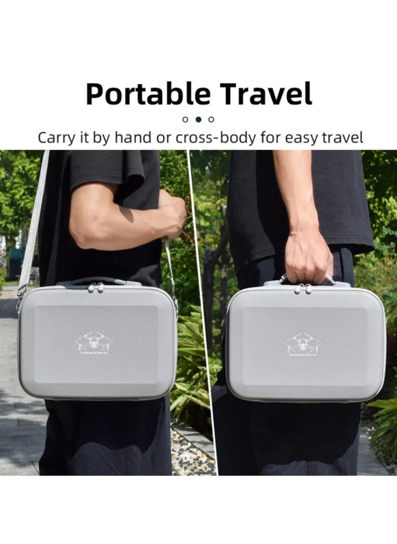 For DJI MINI 4 PRO Carry Case Box Storage Bag Portable Handbag Remote Control Accessories Organizer Shoulder Bag for Drone and Controller