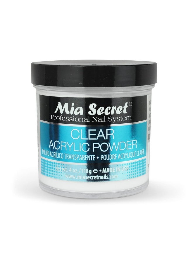 Mia Secret Clear Acrylic Powder (4oz)