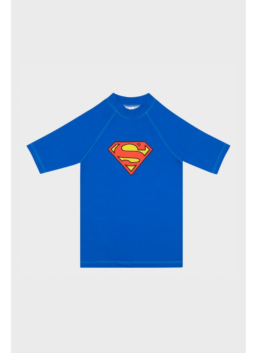 Kent Junior Superman UV Protection Swimsuit Short Sleeve T Shirt Boys T Shirt ST21120039