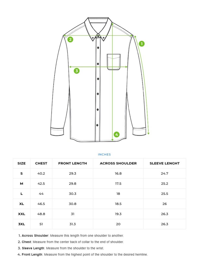 Cotton Shirt for Men | Slim Fit, Long Sleeve, Casual & Formal Wear | Soft, Breathable Fabric for Office, Everyday, & All-Season Use in Classic & Trendy Colors, Teal, Size - S - XXL, (Torrel)