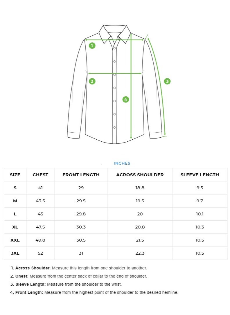 Men's Cotton Shirt | Casual & Formal Long Sleeve Slim Fit | Classic Button-Down, Office & Everyday Wear, Comfortable & Breathable Fabric, Pink, Size - S - XXL, (Huarte)