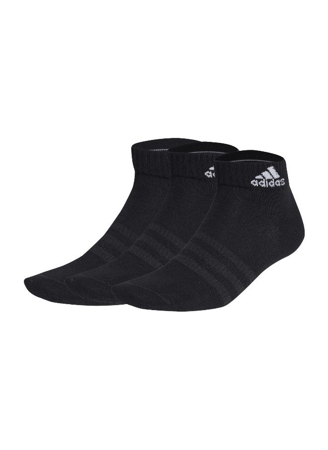 adidas thin&light sportswear 3 pair pack unisex ankle socks