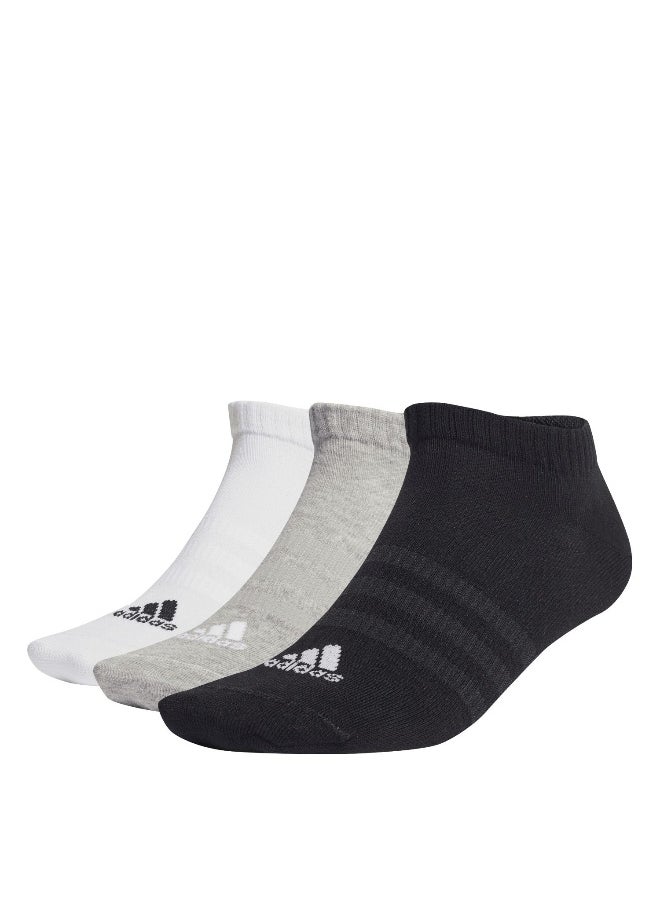 adidas thin&light sportswear 3 pair pack unisex no show socks