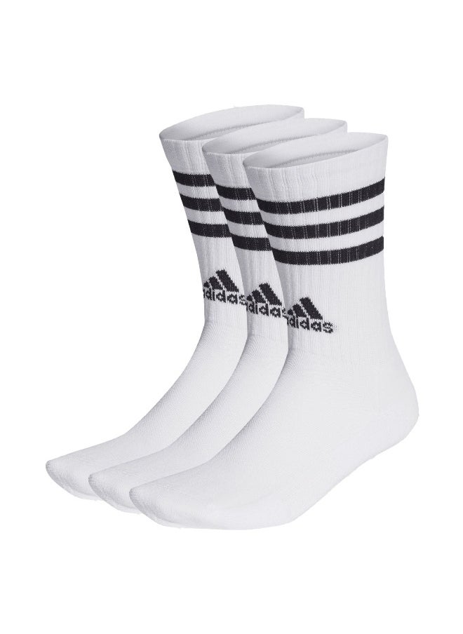 adidas 3stripes cushioned sportswear 3 pair pack unisex crew socks