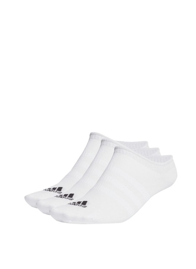adidas thin&light sportswear 3 pair pack unisex no show socks