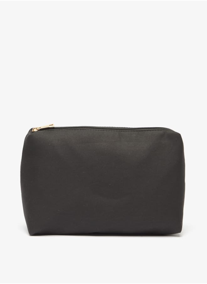 Women Textured Tote Bag with Double Handle and Pouch