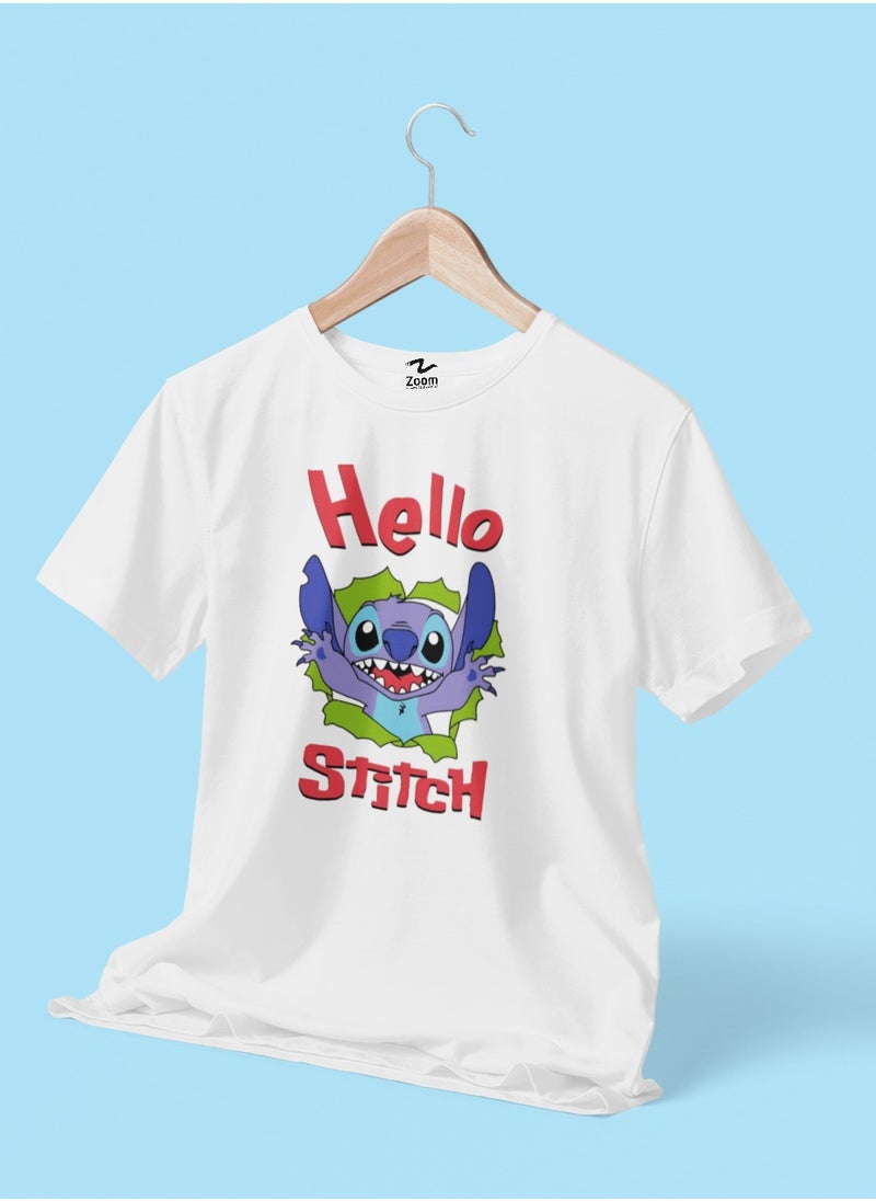 HELLO STITCH T-SHIRT DESIGN FOR KIDS