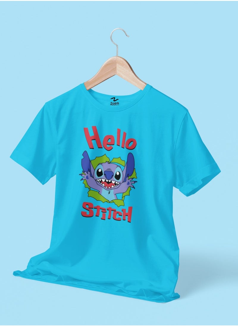 HELLO STITCH T-SHIRT DESIGN FOR KIDS