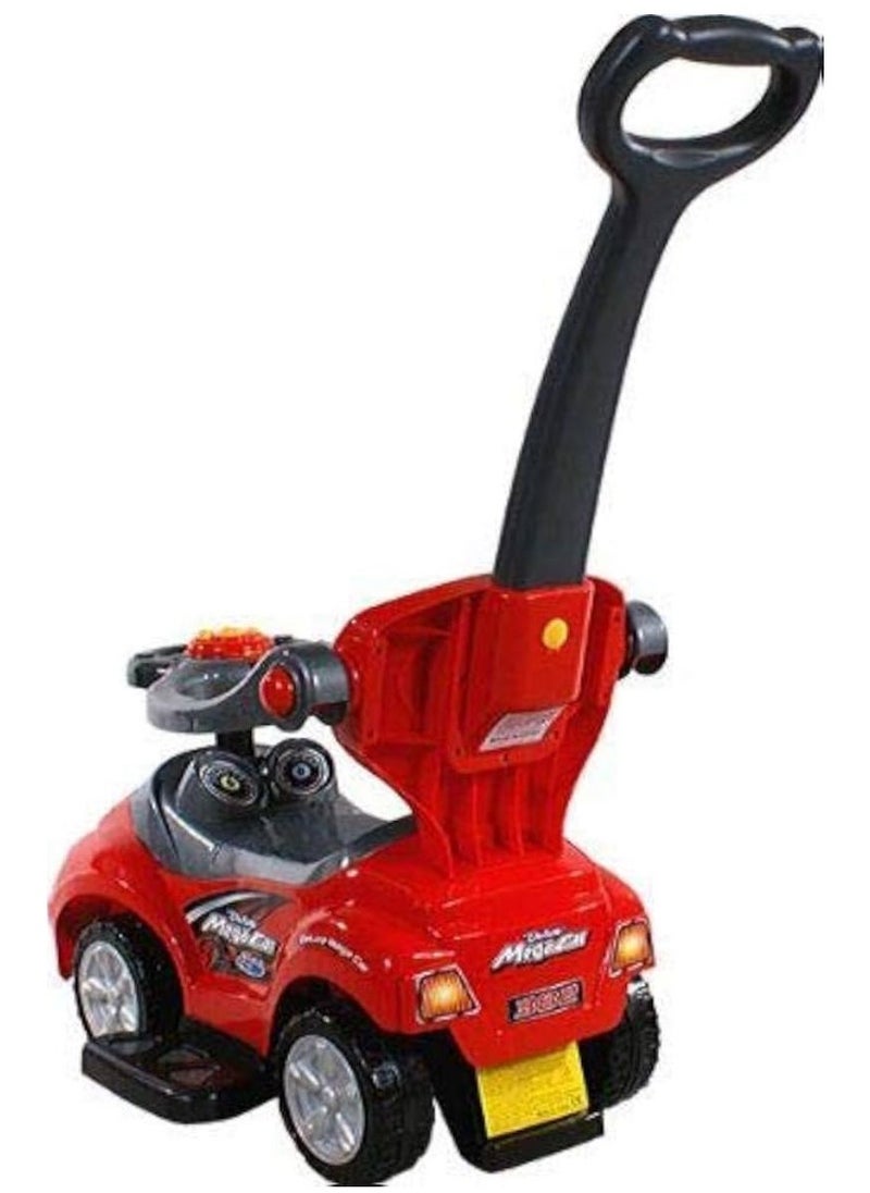 TOYS car pushing smoothly ride on car (red)