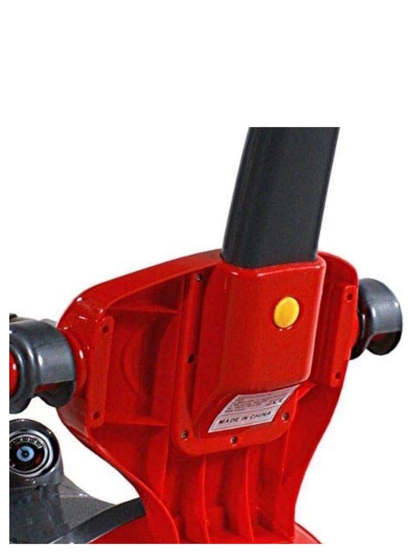 TOYS car pushing smoothly ride on car (red)