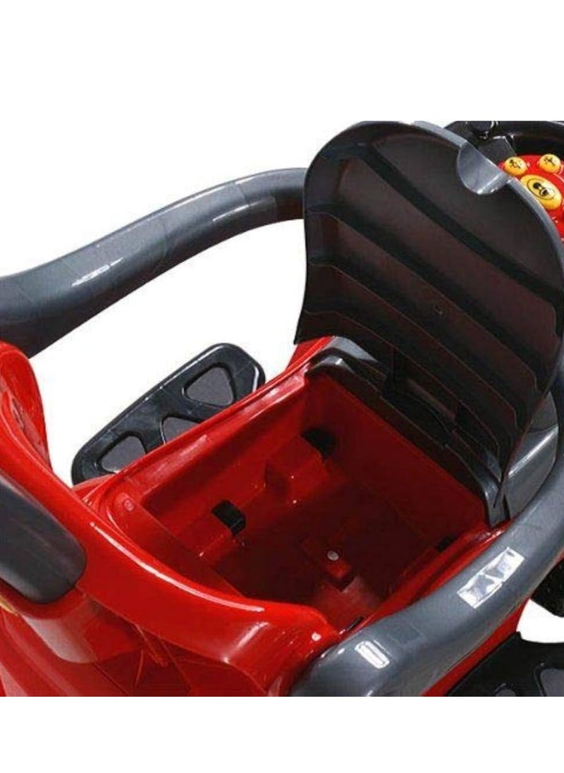 TOYS car pushing smoothly ride on car (red)