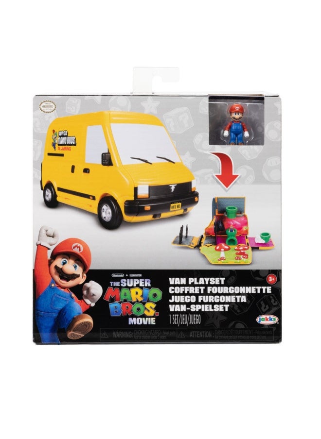 The Super Mario Bros. Movie - Van Playset with 1.25
