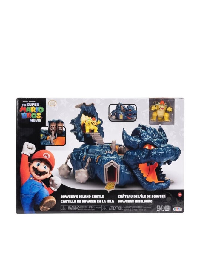 Super Mario Bros. The Movie Bowser's Island Castle Playset