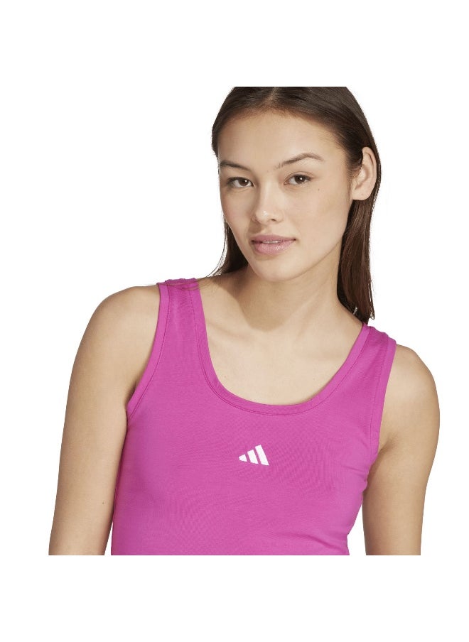 adidas essentials small logo cotton lifestyle women t-shirt