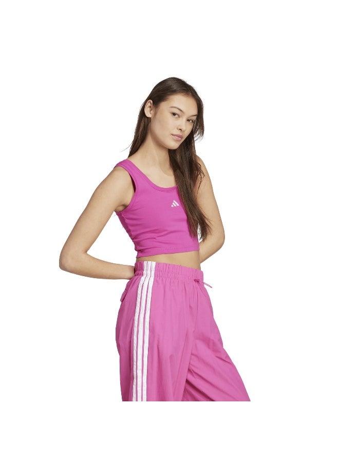 adidas essentials small logo cotton lifestyle women t-shirt