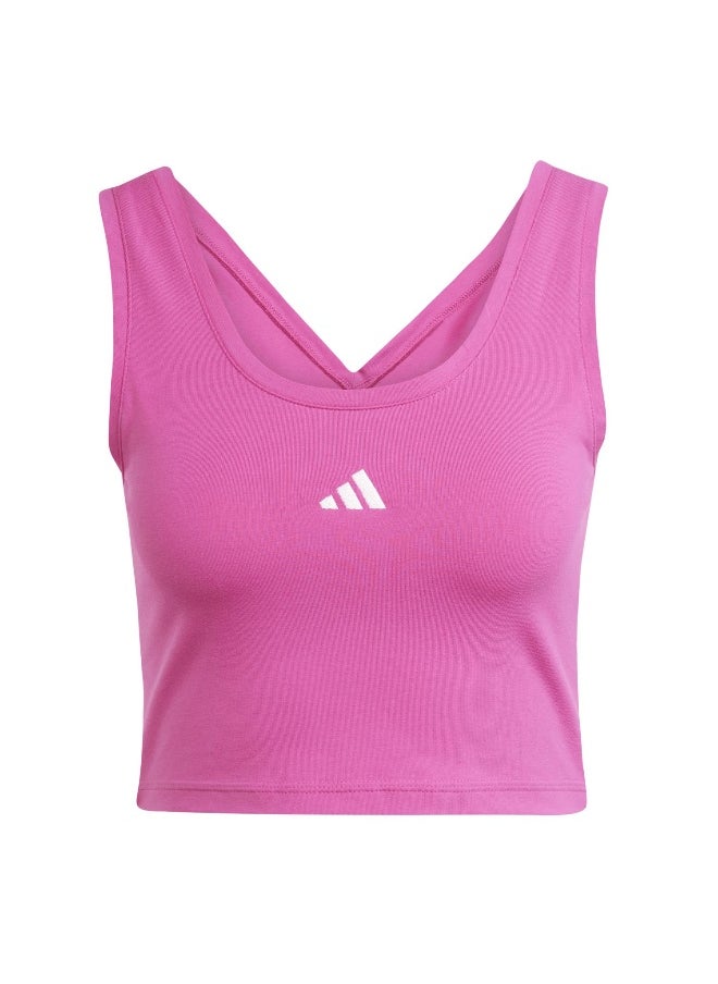adidas essentials small logo cotton lifestyle women t-shirt