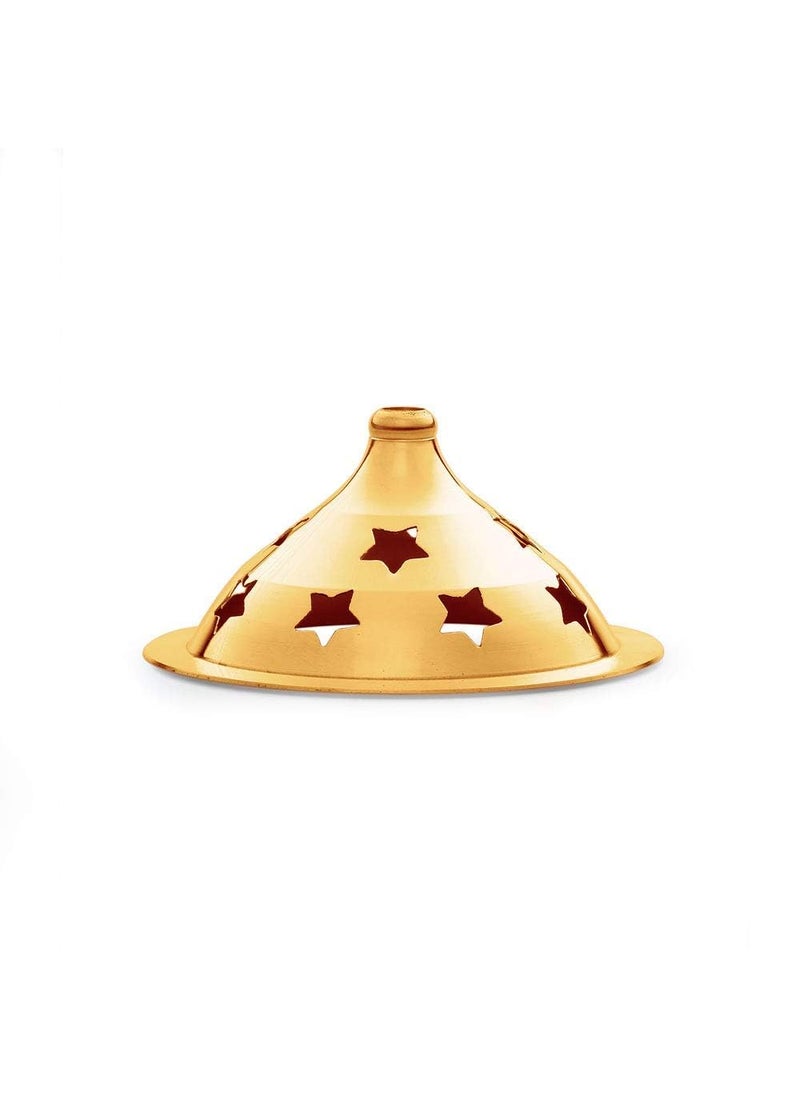 ServDharm Akhand Jyoti Diya Big Size 80 ml Oil Capacity Authentic Borosilicate Glass Cover
