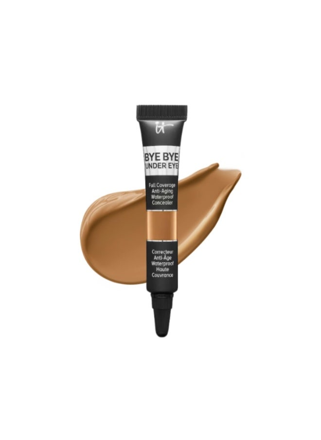 IT Cosmetics Bye Bye Under Eye Full Coverage Concealer -Travel Size - for Dark Circles, Fine Lines, Redness & Discoloration - Waterproof - Natural Finish – 0.11 fl oz 35.5 Rich - for warm undertones