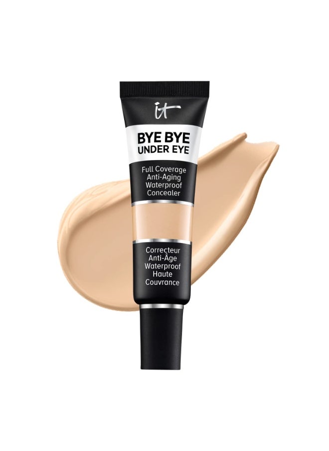 IT Cosmetics Bye Bye Under Eye Full Coverage Concealer - for Dark Circles, Fine Lines, Redness & Discoloration - Waterproof - Natural Finish – 0.4 fl oz