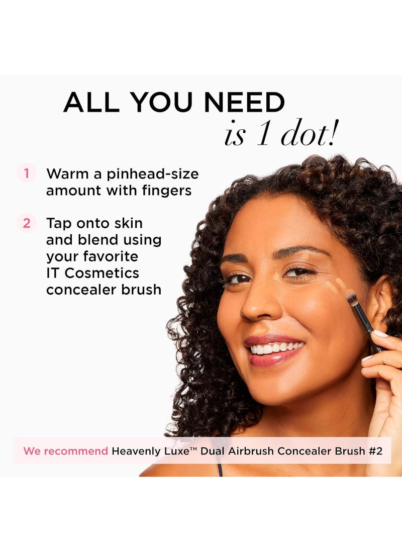 IT Cosmetics Bye Bye Under Eye Full Coverage Concealer - for Dark Circles, Fine Lines, Redness & Discoloration - Waterproof - Natural Finish – 0.4 fl oz