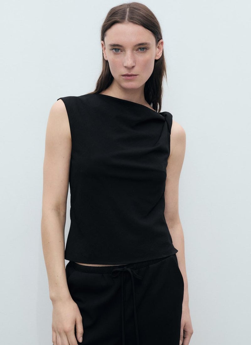Bow Straight Fit Pants