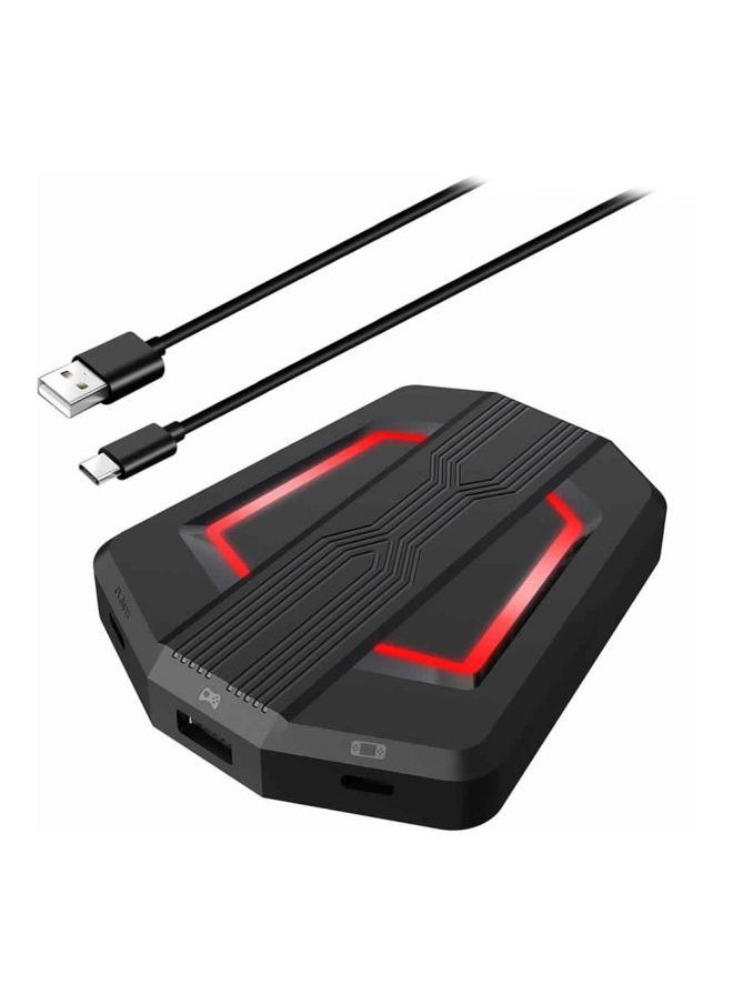 Portable P6 Keyboard And Mouse Adapter With Colour Breathing Light