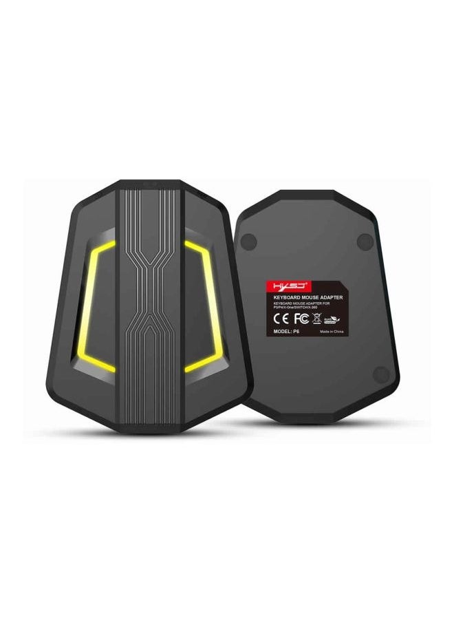 Portable P6 Keyboard And Mouse Adapter With Colour Breathing Light