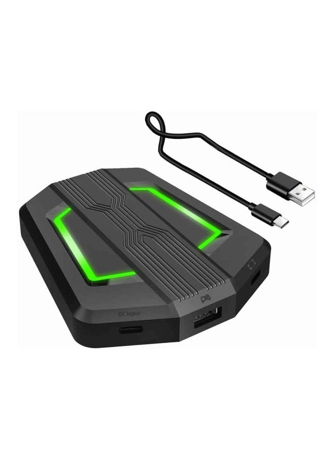 Portable P6 Keyboard And Mouse Adapter With Colour Breathing Light