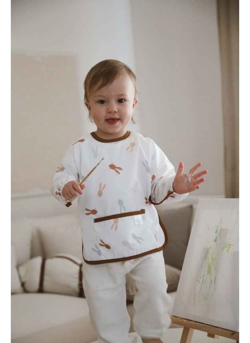 Long Sleeve Liquid Proof Activity Apron (6-36 Months)