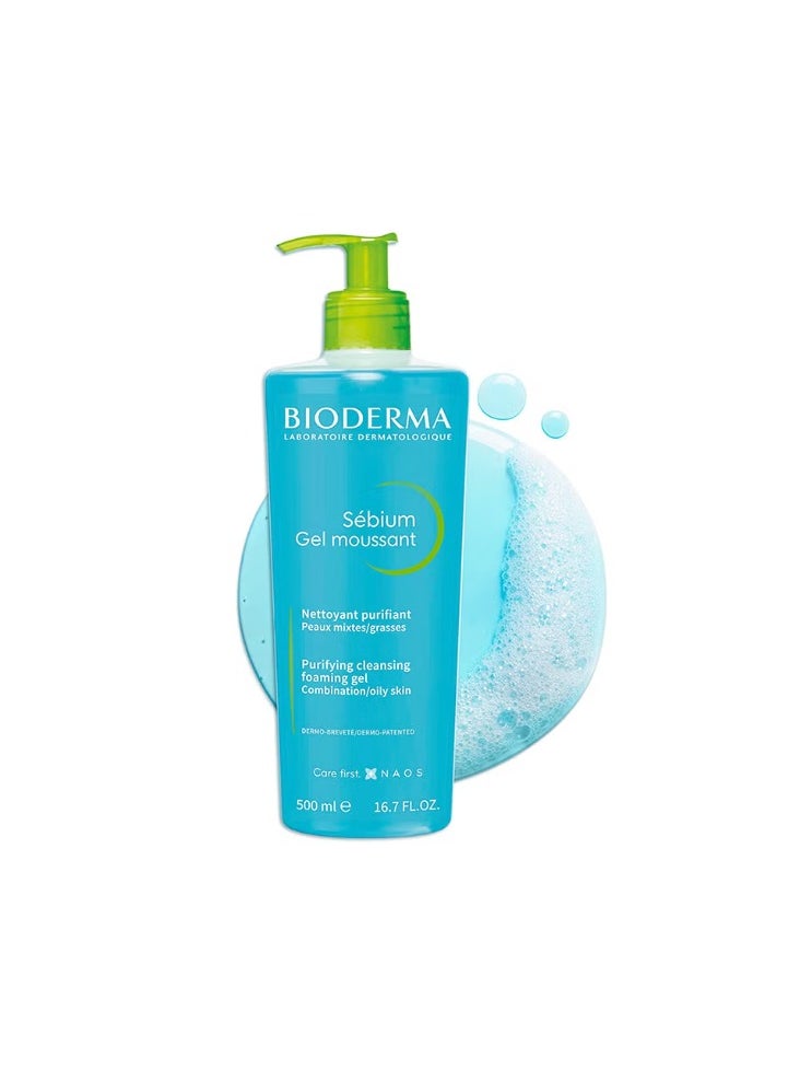 Sebium Gel Moussant Purifying Foaming Blue 500ml