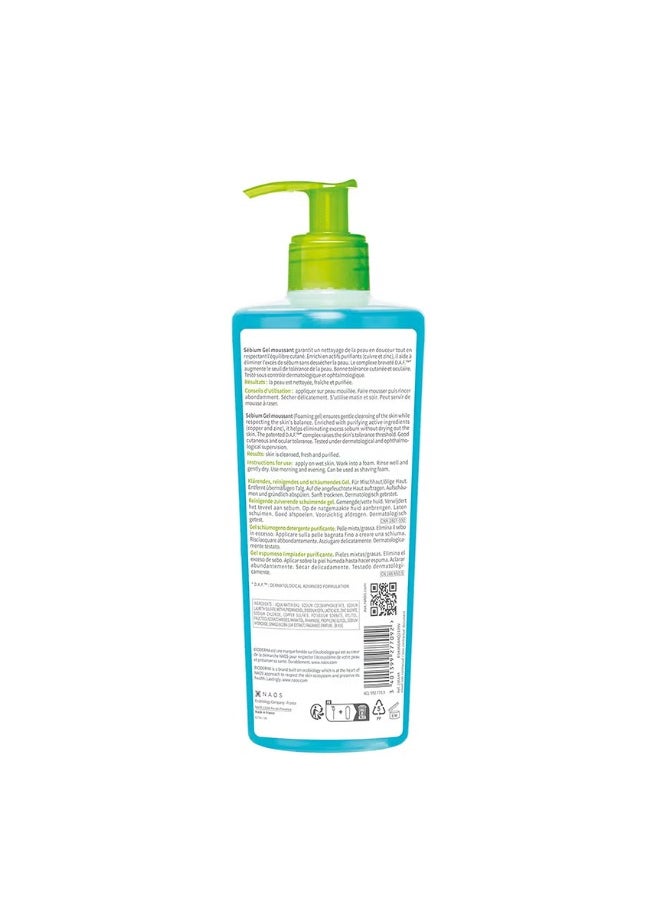 Sebium Gel Moussant Purifying Foaming Blue 500ml
