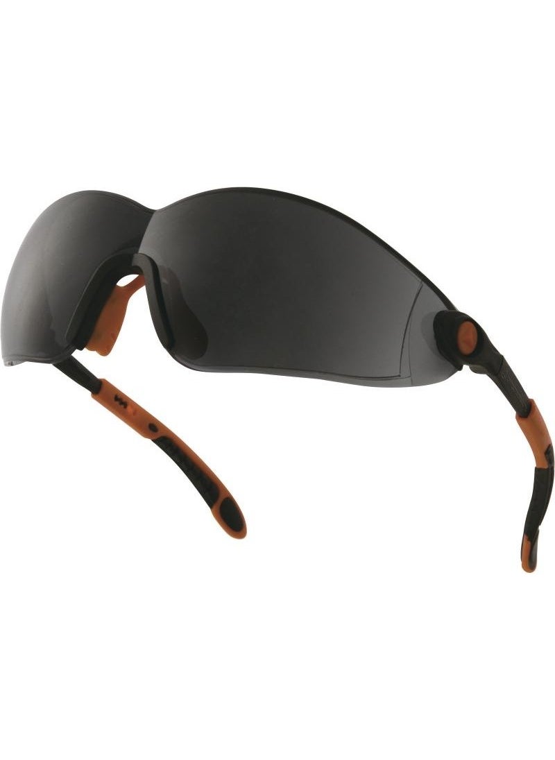 Delta Plus Vulcano2 Smoke Polycarbonate Work Safety Glasses