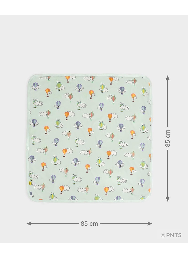 Mi Arcus Peanuts Snoopy Printed Baby Mattress Protector for Newborn Girls Boys Kids Infants Toddlers 85x85 cm