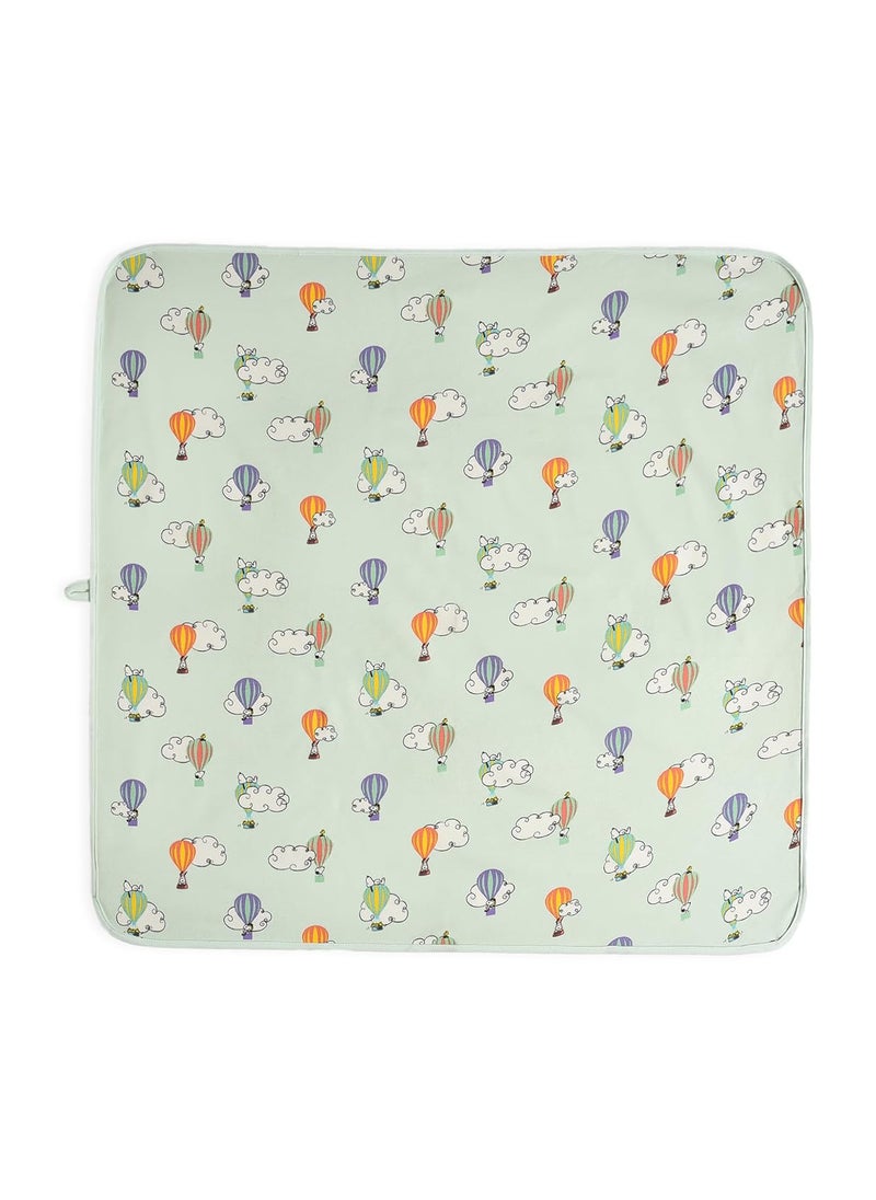 Mi Arcus Peanuts Snoopy Printed Baby Mattress Protector for Newborn Girls Boys Kids Infants Toddlers 85x85 cm