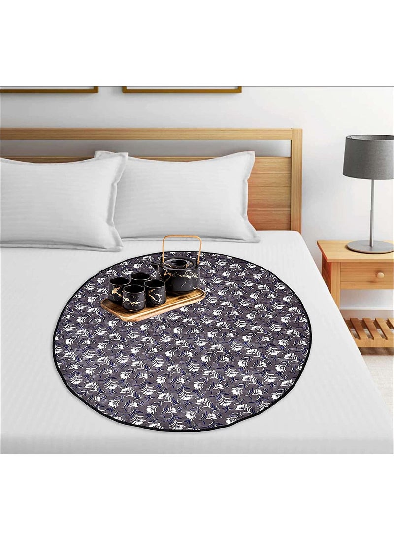 Khushimit Water Resistant Baby Bed Sheet Protector Baby Enjoy Food on Bed with Playing Baby Playing Sheet Picnic Mat for Baby with Stain Resistant Size 3636 Inch DesignKM1005