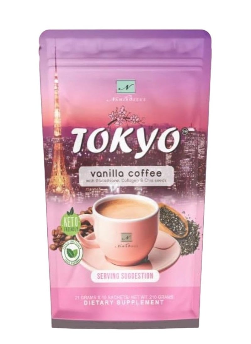 Tokyo Vanilla Glutathione Coffee – 210g