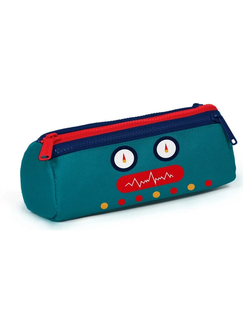 Kids Four Compartment Robot Patterned 3-Piece School Bag Set