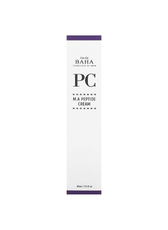 Cos De BAHA, PC M.A Peptide Cream , 1.5 fl oz (45 ml)