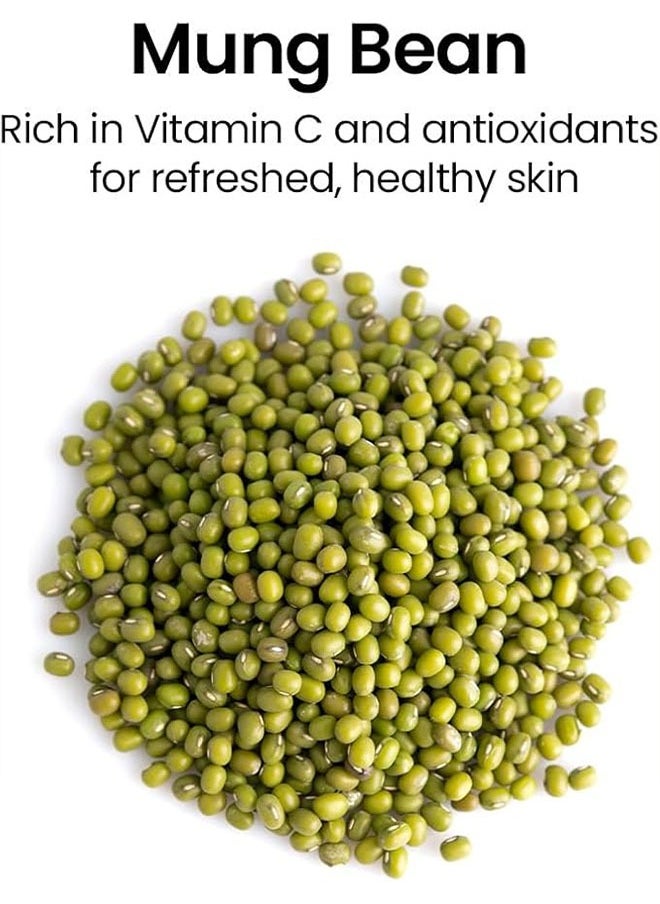Mung Bean PH Balanced Cleansing Foam 80ml, Gentle Scent Free Natural Cleanser, Face Wash for Acne prone, Dry, Oily Skin