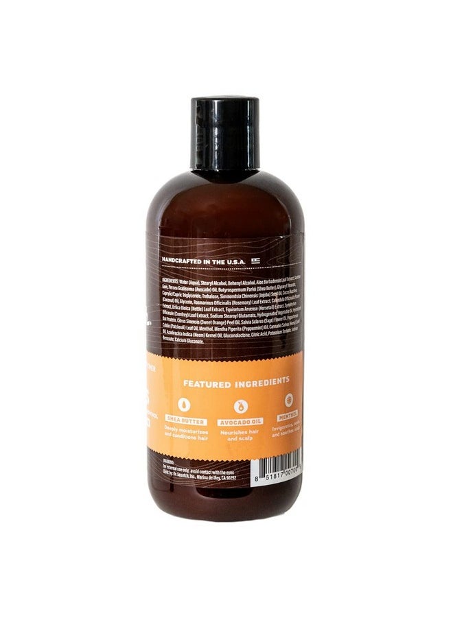 Dr. Squatch Cool Citrus Conditioner for Men - Daily Hair Conditioner - Stimulates, Hydrates, Soothes Scalp - Naturally Sourced with Organic Peppermint, Calendula, Clary Sage