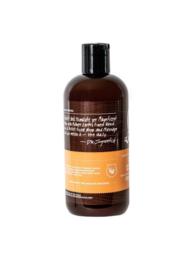 Dr. Squatch Cool Citrus Conditioner for Men - Daily Hair Conditioner - Stimulates, Hydrates, Soothes Scalp - Naturally Sourced with Organic Peppermint, Calendula, Clary Sage