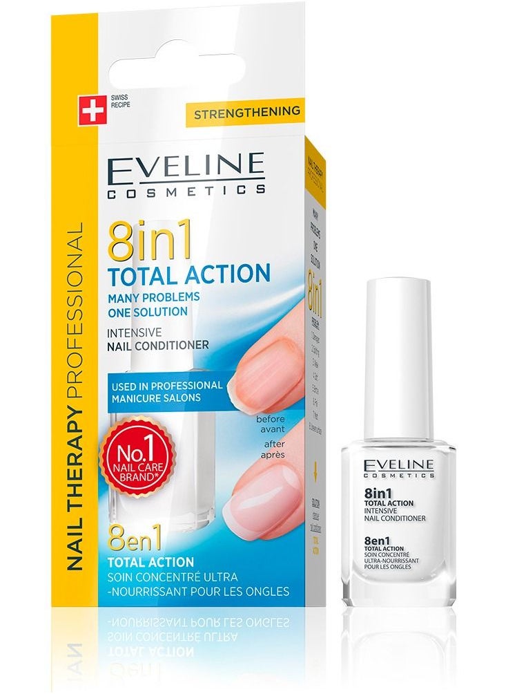 Eveline cosmetics 8 in 1 total action nail therapy professional