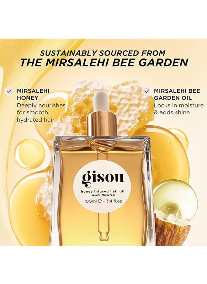 Honey Infused Hair Oil, Negin Mirsalehi, 20ml 0.7fl.oz, Enriched Delicate Hair Oil