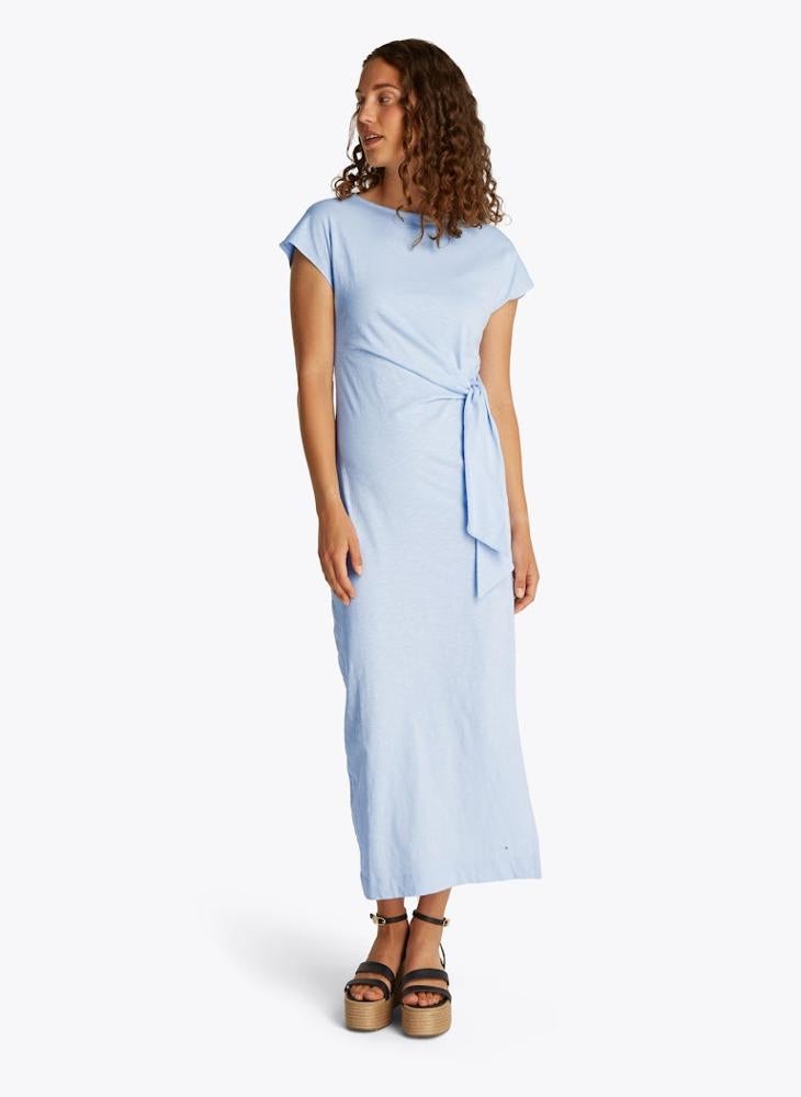 Light Blue Tie Dress