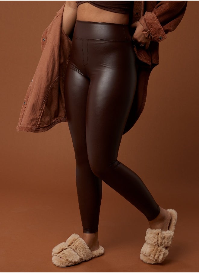 OFFLINE By Aerie Real Luxe Faux Leather Legging