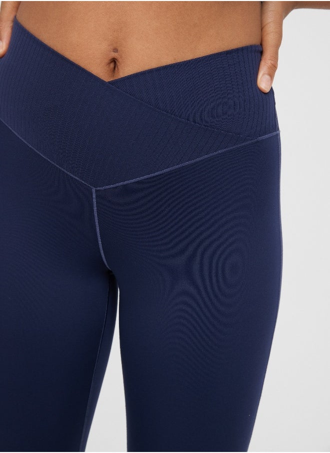 OFFLINE By Aerie Real Me High Waisted Crossover Flare Legging