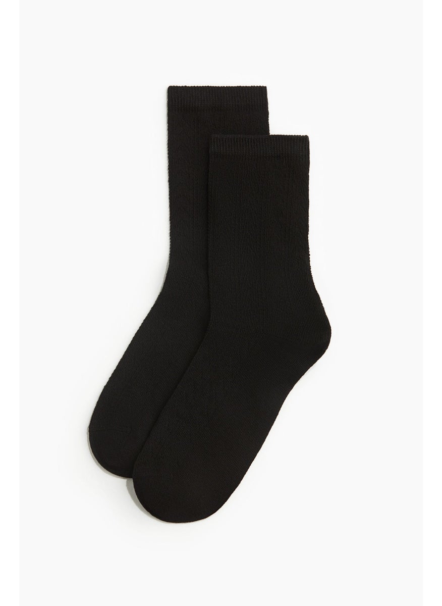 5-Pack Rib-Knit Socks